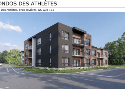 Condos des athlètes, Trois Rivières Québec